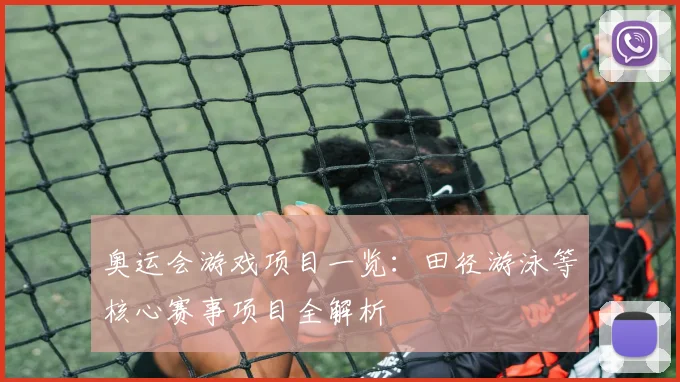 奥运会游戏项目一览：田径游泳等核心赛事项目全解析